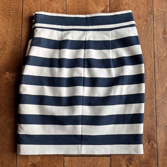 RW & Co Blue White Stripe Skirt - Picture 5 of 5